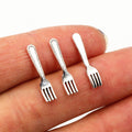 Alloy Spoon And Fork Kitchen Utensil Charms Pendants For DIY Necklace Bracelet Jewelry Making view 4