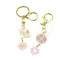 Metal Cute Rabbit Flower Keychain Bag Charm Gift view 5
