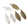 31x12mm 1.5g Alloy Leaf Pendant Charms For DIY Necklace Bracelet Jewelry Accessories view 5