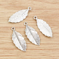 31x12mm 1.5g Alloy Leaf Pendant Charms For DIY Necklace Bracelet Jewelry Accessories view 3