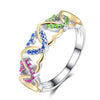 Two-Tone Multicolor Size 5