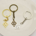 Metal Poker Suit Symbol Keychain Bag Charm Gift view 3