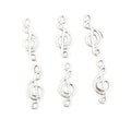20x8mm Alloy Music Note Pendant Charm For DIY Jewelry Necklace Bracelet Accessories 0.5g view 5