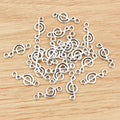 20x8mm Alloy Music Note Pendant Charm For DIY Jewelry Necklace Bracelet Accessories 0.5g view 4