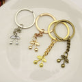 Zinc Alloy Minimal Cherry Keychain Bag Charm Gift view 4