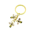 Metal Diamond Bee Keychain Bag Charm view 5