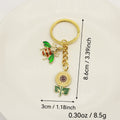 Gold Crystal Bee Flower Honeycomb Jewelry Findings Accessories for DIY Jewelry Making view 2