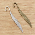 80x8mm Alloy Feather Heart Pendant Charm For DIY Necklace Bracelet Bookmark Accessories view 4