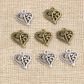 15x14mm Alloy Heart Pendant Charm For DIY Jewelry Necklace Bracelet Accessories view 4