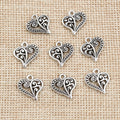 15x14mm Alloy Heart Pendant Charm For DIY Jewelry Necklace Bracelet Accessories view 3