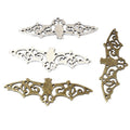 Alloy Bat Pendant Charms For DIY Jewelry Accessories Necklace Bracelet Making 55x19mm 3g view 5