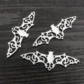 Alloy Bat Pendant Charms For DIY Jewelry Accessories Necklace Bracelet Making 55x19mm 3g view 2