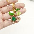 Alloy Mermaid Tail Keychain Shell Starfish Pearl Bag Charm view 3