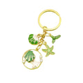 Alloy Mermaid Tail Keychain Shell Starfish Pearl Bag Charm view 5