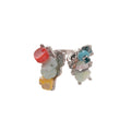 Light Luxury Irregular Shell Rhinestone Flower Open Ring for Women view 5