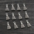 13x7.5mm Alloy Faux Tassel Pendant Charm For DIY Necklace Bracelet Jewelry Accessories view 4