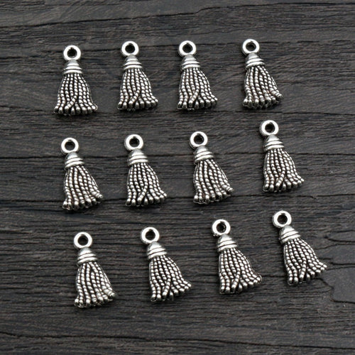 13x7.5mm Alloy Faux Tassel Pendant Charm For DIY Necklace Bracelet Jewelry Accessories