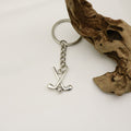 Metal Golf Club Keychain Key Ring Bag Charm Gift view 4