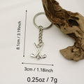 Metal Golf Club Keychain Key Ring Bag Charm Gift view 2