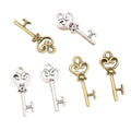 21x9mm Alloy Small Key Pendant Charm For DIY Jewelry Necklace Bracelet Accessories view 5