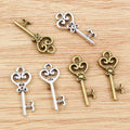 21x9mm Alloy Small Key Pendant Charm For DIY Jewelry Necklace Bracelet Accessories view 4