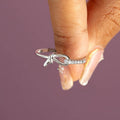 Versatile Rope Knot Design Ring For Women Minimalist Daily Wear Fashion Jewelry view 2
