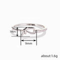 Versatile Rope Knot Design Ring For Women Minimalist Daily Wear Fashion Jewelry view 4