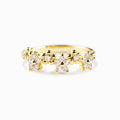 Pastoral Flower Ring For Women, Sweet Forest Style Small Floral Daily Wear Finger Jewelry view 5