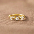 Pastoral Flower Ring For Women, Sweet Forest Style Small Floral Daily Wear Finger Jewelry view 1