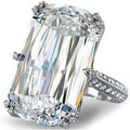 Exaggerated Punk Statement Ring With Multi Prong Setting, Heavy Craft Chic Fashion Single Ring view 2