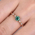 Stackable Metal Light Luxury Marquise Ring For Women Elegant Evening Dress Accessory view 2