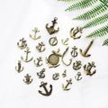Antique Bronze Anchor Alloy Charm Assortment in Ten Designs view 1