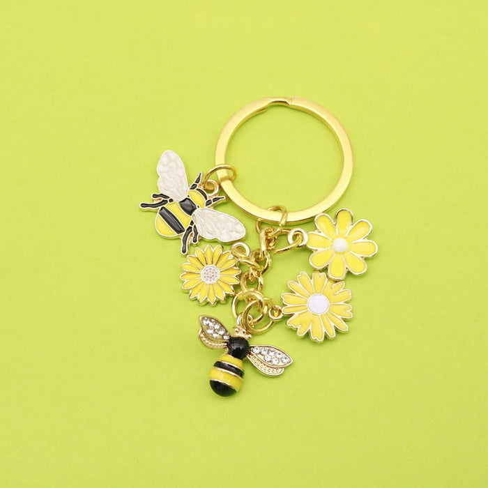 Gold Zinc Alloy Daisy Bee Jewelry Findings Accessories for DIY Jewelry Making