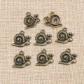 18x15mm Alloy Snail Small Pendant Charm For DIY Necklace Bracelet Jewelry Accessories view 2