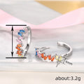Colorful Dopamine Earrings For Women, Sweet Elegant Chic Statement Fashion Jewelry view 4