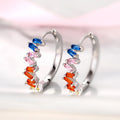 Colorful Dopamine Earrings For Women, Sweet Elegant Chic Statement Fashion Jewelry view 1