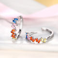 Colorful Dopamine Earrings For Women, Sweet Elegant Chic Statement Fashion Jewelry view 2