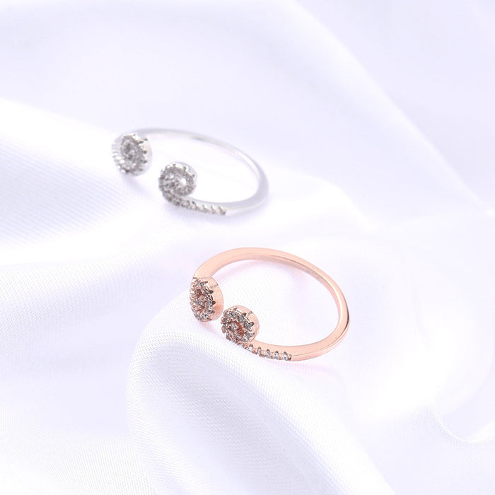Gold Monkey King Crown Inspired Adjustable Open Ring