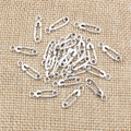 Alloy Safety Pin Pendant Charms For DIY Jewelry Accessories Necklace Bracelet Two Sizes view 3
