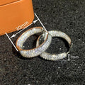 Sparkling Micro Paved Zircon Earrings For Women, Delicate Elegant Fashion Jewelry view 4