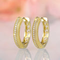 French Korean Hong Kong Style Earrings With Micro Pave Zircon, Chic Business Jewelry view 2