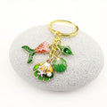 Metal Ocean Shell Starfish Keychain Bag Charm Gift view 4