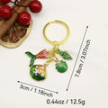 Metal Ocean Shell Starfish Keychain Bag Charm Gift view 2