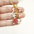 Alloy Mermaid Tail Keychain Bag Charm view 3