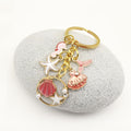 Alloy Mermaid Tail Keychain Bag Charm view 4