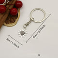 Metal Sunflower Flower Keychain Bag Charm Gift view 2
