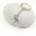Metal Simple Dinosaur Keychain Cute Bag Charm Gift view 4