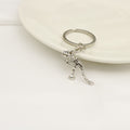 Metal Simple Dinosaur Keychain Cute Bag Charm Gift view 3