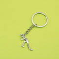 Metal Simple Dinosaur Keychain Cute Bag Charm Gift view 1