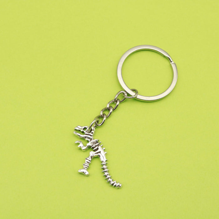 Metal Simple Dinosaur Keychain Cute Bag Charm Gift